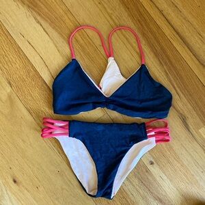 L*Space Color block Bikini size S New without tags